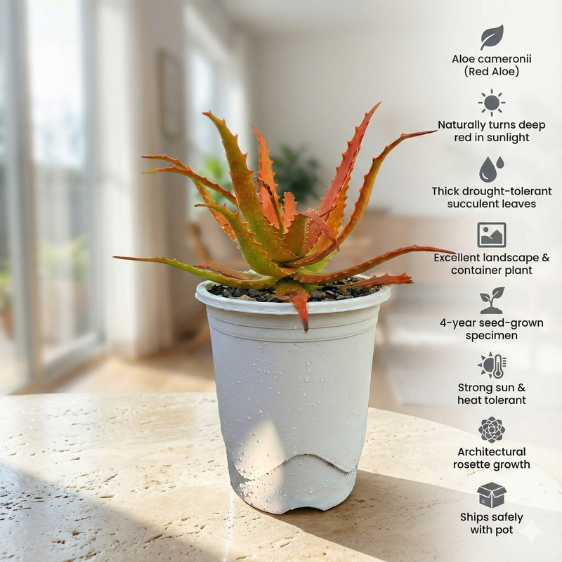 Aloe cameronii (Red Aloe)