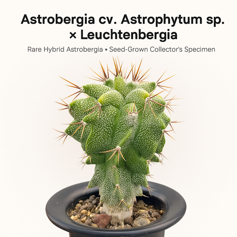 Astrobergia cv. Astrophytum sp. x Leuctenbergia
