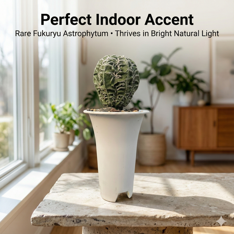 Astrophytum myriostigma cv. Koyo Fukuryu Hakuyo