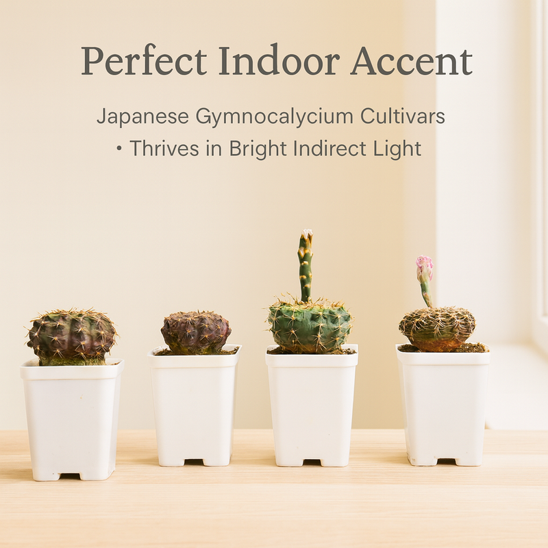 Gymnocalycium Japanese Cultivar – Different Varieties Combo